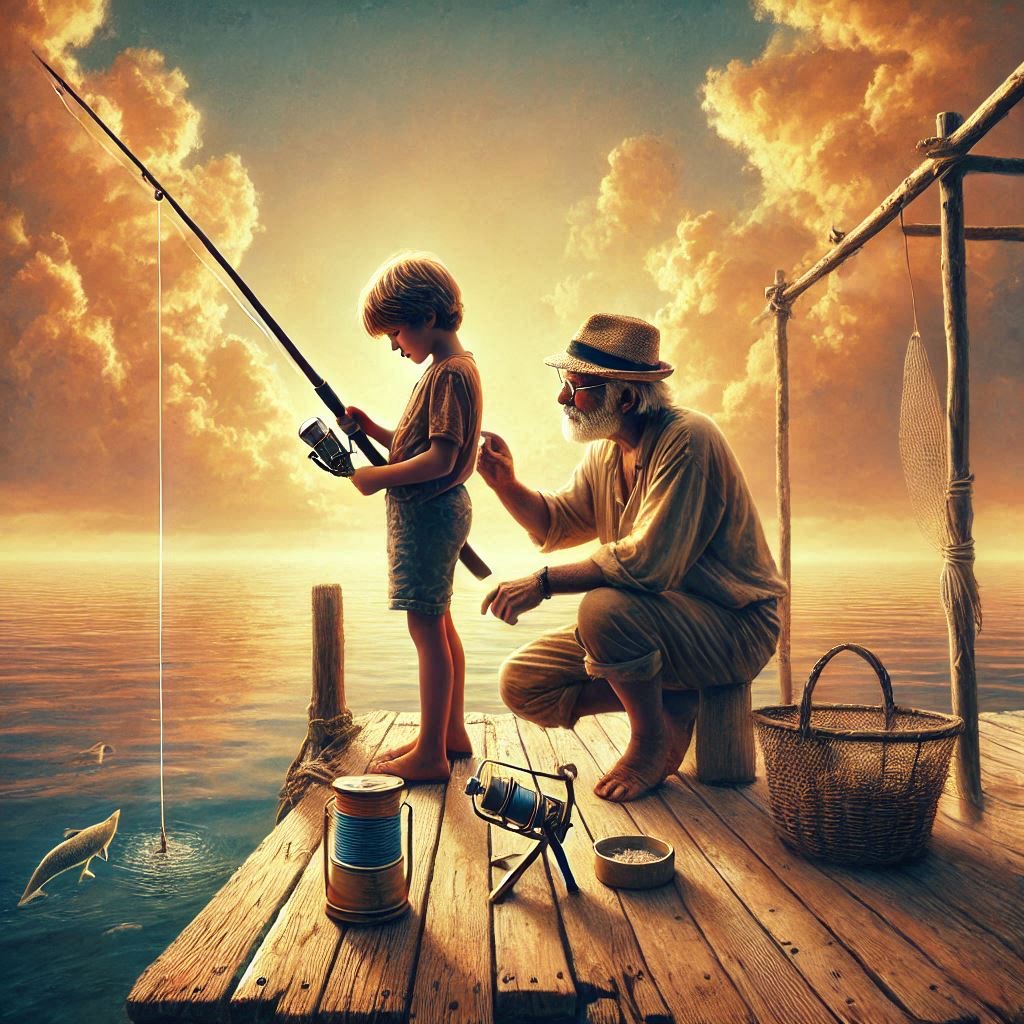 Give a man a fish, and you feed him for a day; teach a man to fish and you feed him for a lifetime - Lao Tzu